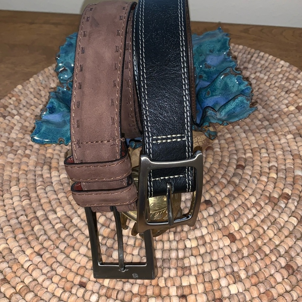 Johnston & Murphy belts.  Price is for both.
